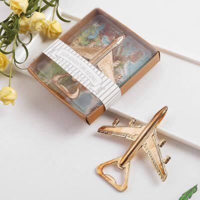 Airplane Bottle Opener - Aviation Gifts for Pilot - Airplane Decor Plane Beer Bottle Opener in Gift Box