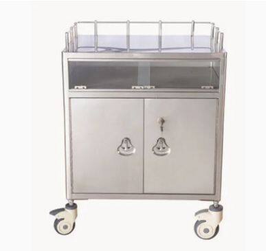 Hospital Stainless Steel Instrument Trolley