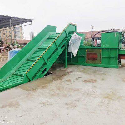 Semi Auto Hydraulic Power Horizontal Waste Carton Baler Stainless Steel Baler Horizontal Baler Machine