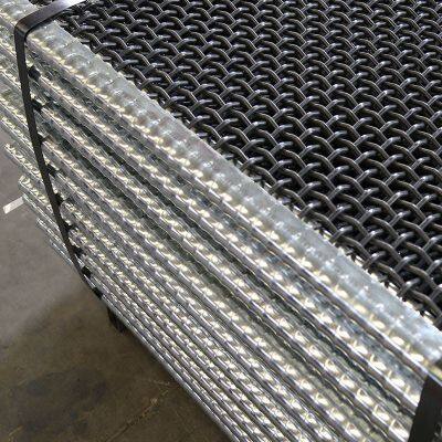 Высокоманганцевый стальной проволочный песчаный крючковый вибрационный дробильный грохот для горных пород сита с сеткой марки Xuwei, с возможностью индивидуального подбора размеров