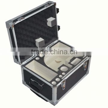 Custom Black Aluminum Trolley Case with Custom Cut Foam Insert