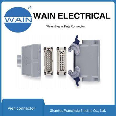 Wain Heavy-duty Connector, Corrosion-resistant, H24b-msfh-2l/sc-2m32 Metal 24b Shell Rectangular Connector, Aviation Plug photo-2