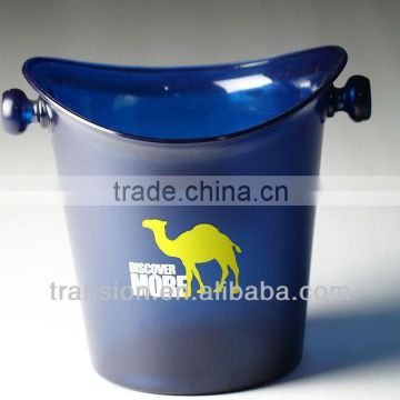 two ear plastic ice bucket PS ice bucket for wine&beer