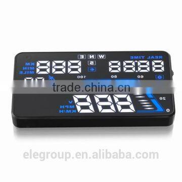 Universal 5.5" Inch Q7 LED Head Up Digital Display Car GPS OBD2 HUD photo-4