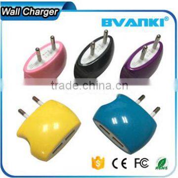 2016 New Premium Manufacturers OEM ODM UL FCC CE GS SAA Approved USA Plug 5V 1A Dual USB Home Charger for Mobile Phones photo-3