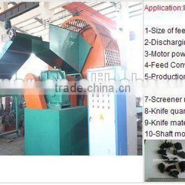 high quality tire recycling machine into rubber powder making line