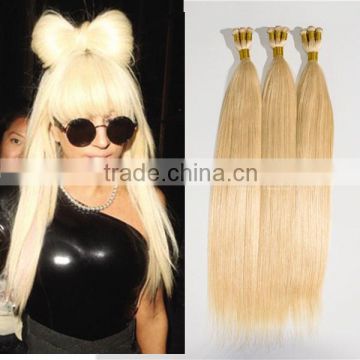 celebrity popular sweet lady hand tied weaving hair Mongolian