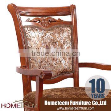 2015 hotel furniture dining chair with arms