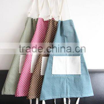 New design wholesale linen stripekitchen apron