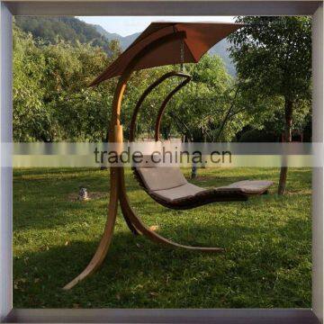 Hot sale Outdoor Garden furniture hammock Hanging wood Swing Chair