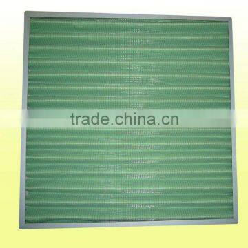 Aluminum frame air clean filter for HVAC system