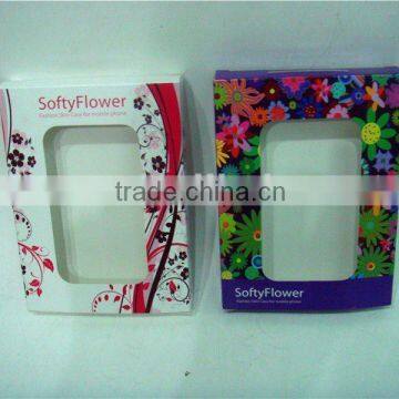 paper foldable gift box with clear window