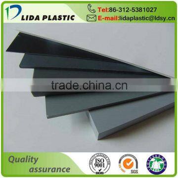 Customized Corrosion Resistance Black Glossy Surface Plastic 1mm PVC Sheet