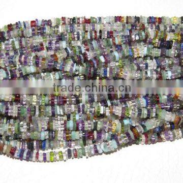 Multi Stone Heishi Shape Beads