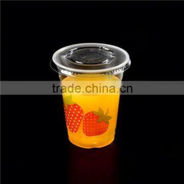 Plastic Disposable Cups Glass/plastic Cup With Silver Rim/250ml Plastic Cup With Handle