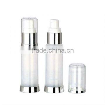 Plastic Airless Bottles w/clear mid-section (21AB-YH-LF Series)