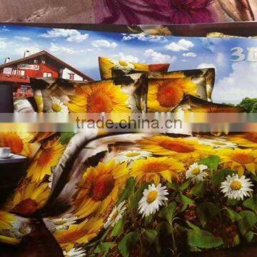 90GSM polyester/microfiber pigment printing bedding set