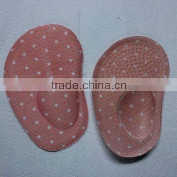 silicone gel insoles for toes with top cloth arch support