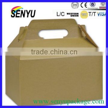 China manufacturering customized kraft paper gift box packaging for sale