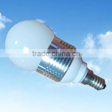 E14 3W frosted cover Aluminum LED Bulb Lamp Shade