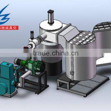 Shoe heel vacuum evaporate coating machine