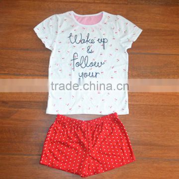 Korea style lovely baby hot selling shirt suit