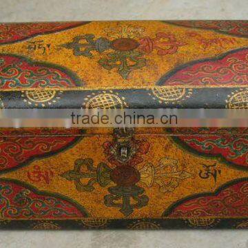 Chinese antique Tibet Storage Chest