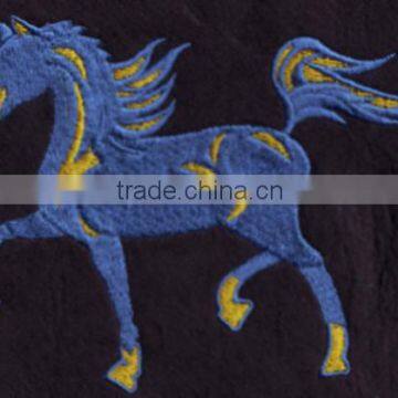 2016 different colors horse pattern embroidery patch badges