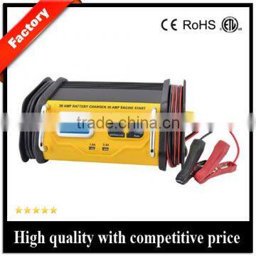 12v Automatic Lead Acid Battery Charger With Cc/cv/fv 3 Charge Stage Ce Fcc Ul Compliance