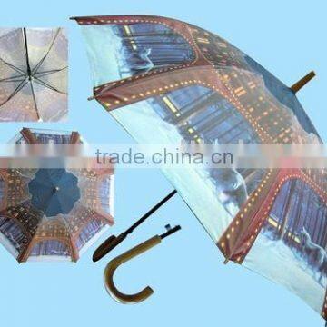 23" attractive promotional walker stick umbrella