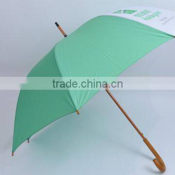 Wood Handle Umbrella Sun and Rain Straight Umbrella photo-3