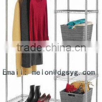 2014 Adjustable Metal Garment Rack for Household-12 Years Professional Manufacturer