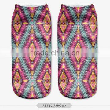 Yoya Lovely Little Puppy High Quality 3d Digital Full Print Colorful Ankle Socks Sports Unisex Custom Hot Sale Stretch Spandex photo-3