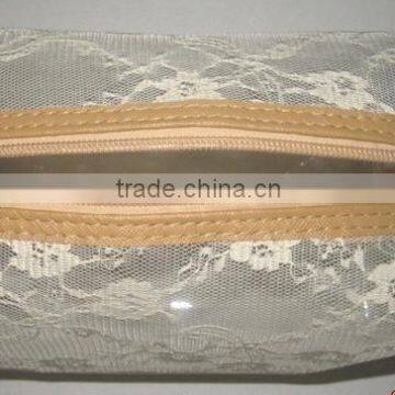 Popular Beauty Transparent With Mesh Cosmetic Bag photo-6