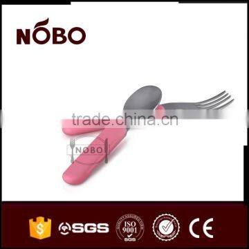 Wholesale Colorful Children Stainless Steel Fork/spoon photo-3