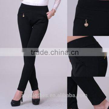 OEM service Wholesale high quality skinny pants/new fashion ladies tight trousers for office ladies