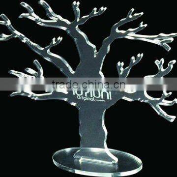 tree shape acrylic jewelry holder