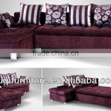 italian style sofa cum bed design in fabric C018