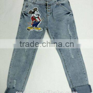 New style fashion latest design jeans pants types