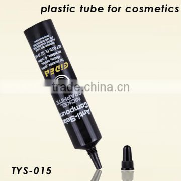 15g Black Nozzle PE Plastic Cosmetic Packaging Tube