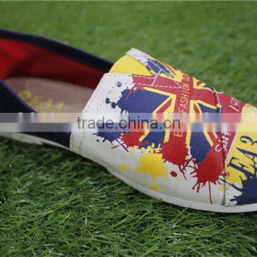 The Union Flag Fashion Classic Canvas Stock Shoes photo-2