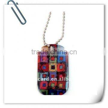 Colorful Enameled Metal Dog ID Tag