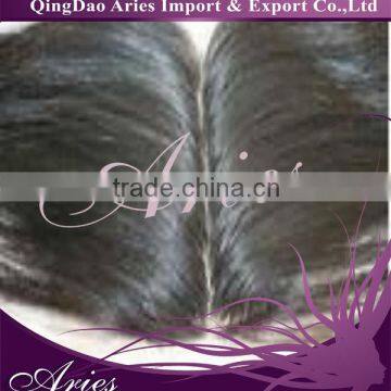 Malaysian wavy hair lace frontal with center parting