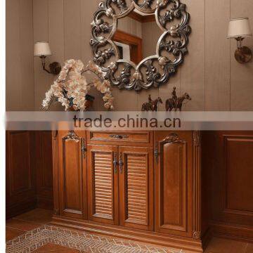2014 New Design Modern Luxury Solid Wooden Storage Shoe Cabinet