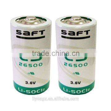 2PCS 3.6V SAFT C LS 26500 LS26500 PRIMARY LITHIUM Li-SOCl2 CELL BATTERY PLC battery