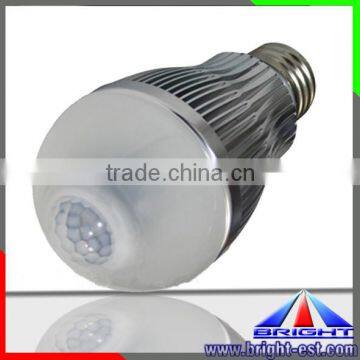 5w/6w 100--240V 50/60HZ Led Sensor Bulb, 60s Motion Sensor or Light Sensors of Sensor Led Bulb, E27/E26/B22 Led Sensor Light photo-2