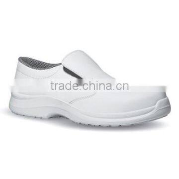 PU solo ShellTech upper kitchen safety shoes white with anti-perforation function