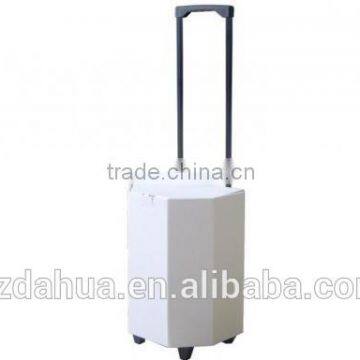 trolly box ,folding box trolley on wheels,cardboard trolly boxes