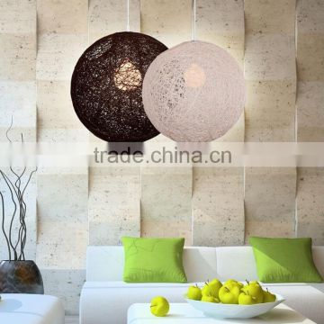 Contemporary grass cane suspension lighting for Hotel lobby