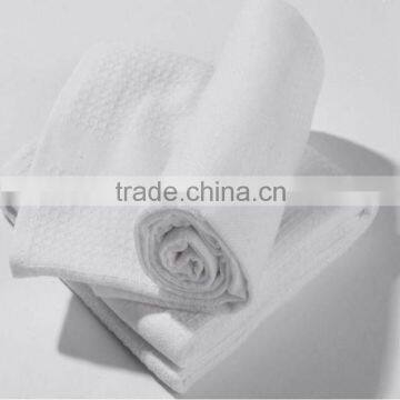 plain white cotton tea towel